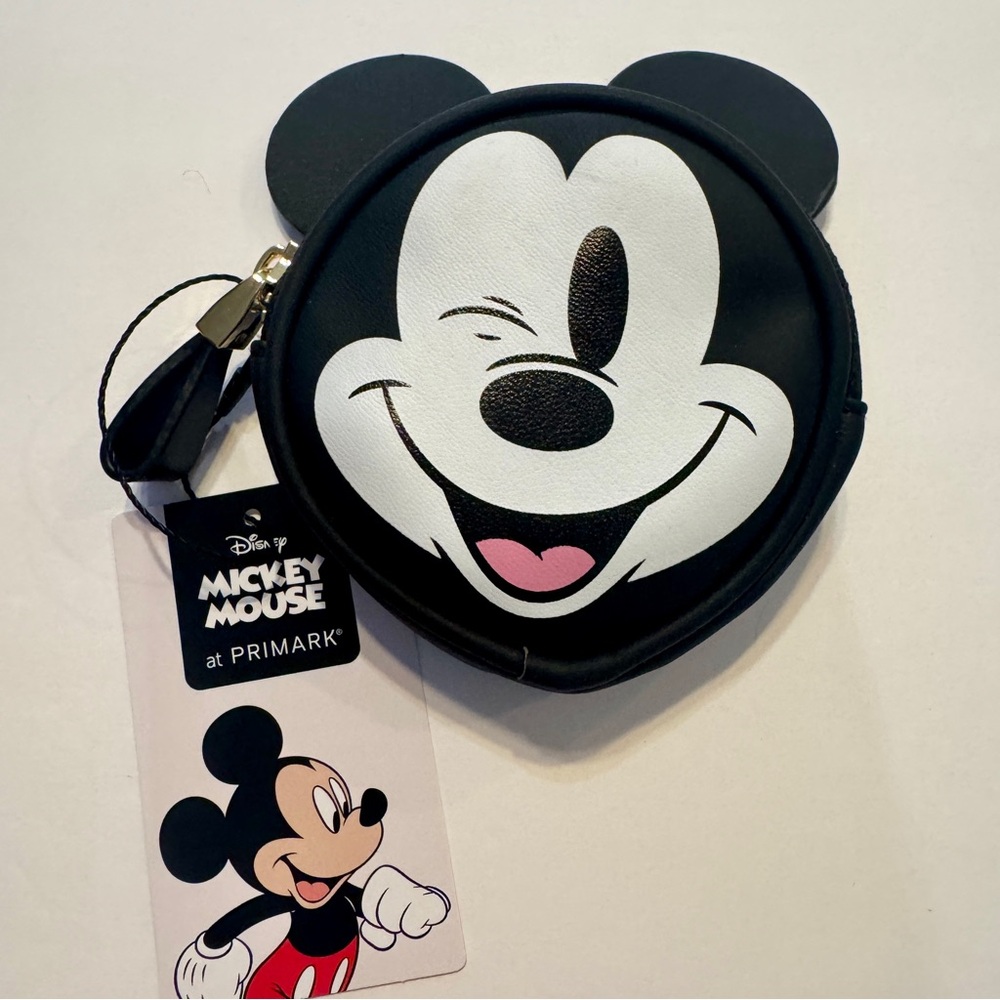 NWT Primark Disney's Mickey Mouse 3D Character Coin Purse.
